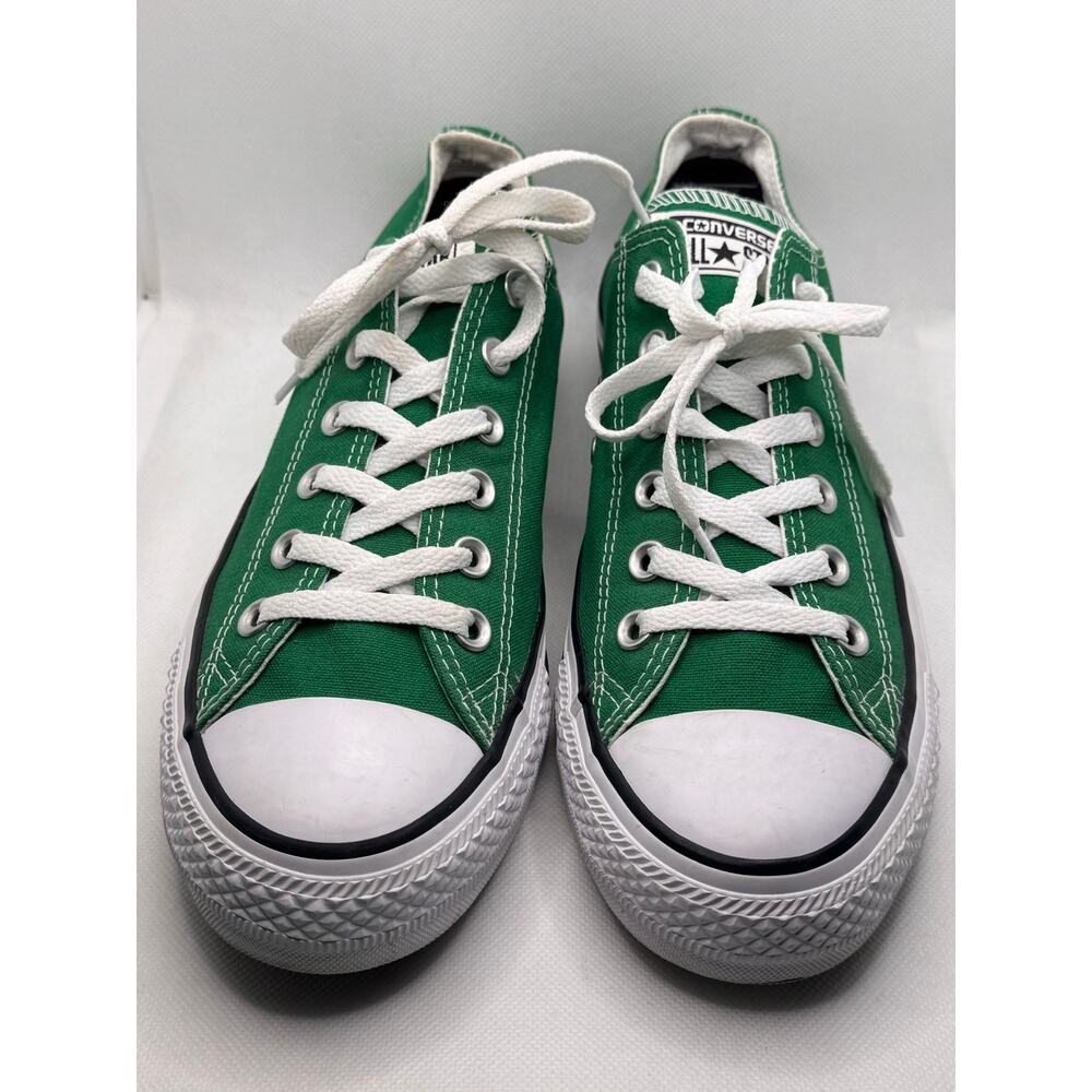 Green Converse All Star Low Top Sneakers Men's 8 Women's 10 EUC Unisex Shoes - Picture 5 of 11